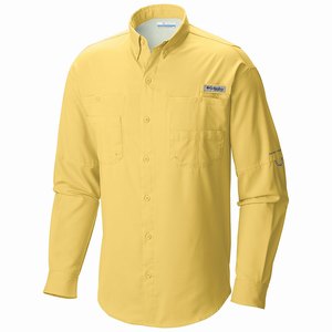 Columbia PFG Tamiami™ II Långärmad Tröja Herr Gula (QDHLE2561)